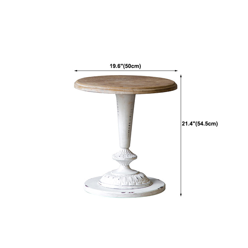 French Country Distressed Wood Coffee Table Set for Living Room