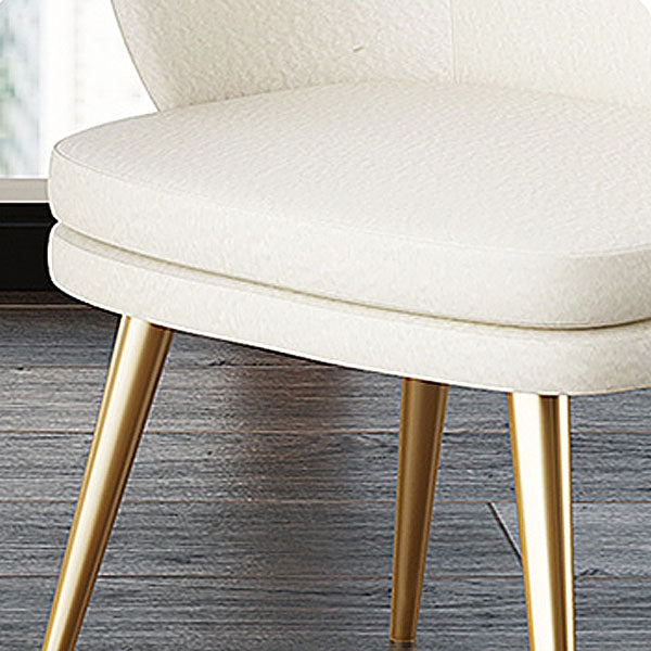 Nordic Style Metal Dining Chair Upholstered Arm Chair for Restaurant Use