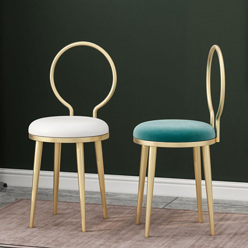 Upholstered Dining Side Chair Scandinavian Design Open Back Dining Side Chairs
