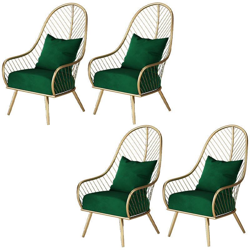 Upholstered Dining Side Chair Scandinavian Windsor Back Arm Chairs