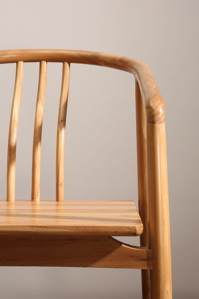 Traditional Style Dining Chairs Dining Arm Side Chairs with Wooden Legs