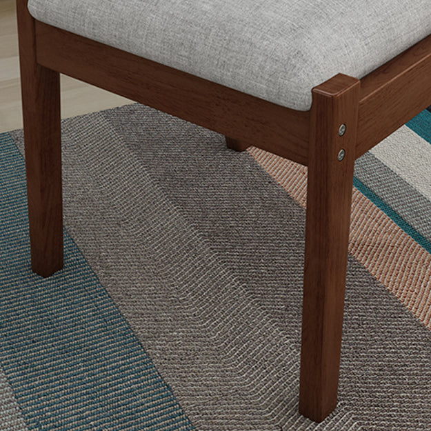 Contemporary Style Dining Chairs Dining Arm Side Chair with Wooden Legs