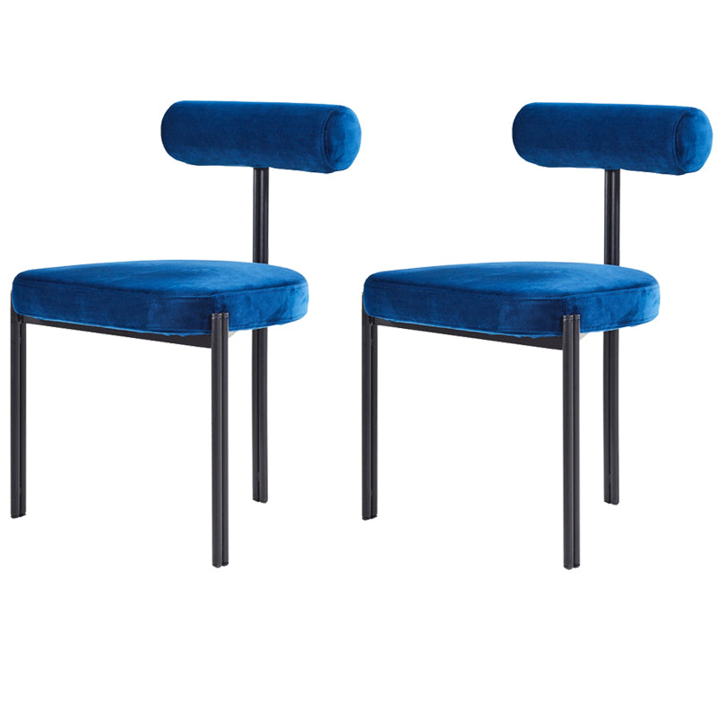 Industrial Style 19.68" Wide Fixed Back Sponge Armless Chair