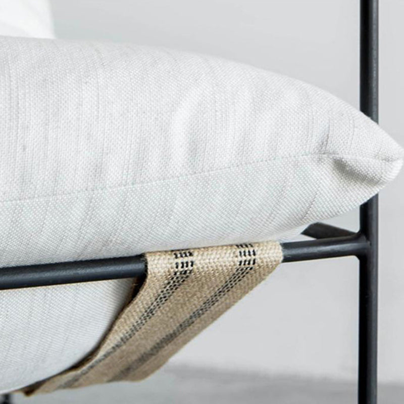 26.77" Wide Contemporary Style Single Sofa Chair Metal Round Arm Chair