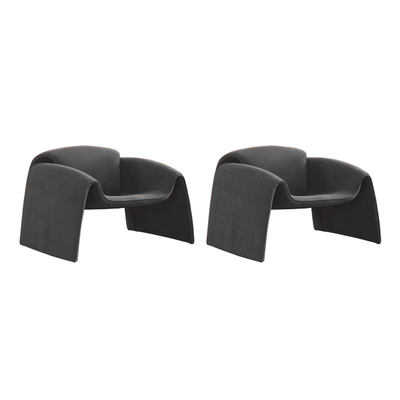 30.71" Wide Contemporary Style Single Sofa Chair Fixed Back Arm Chair