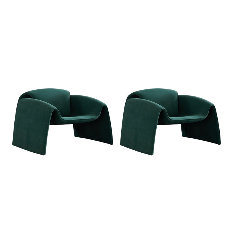 30.71" Wide Contemporary Style Single Sofa Chair Fixed Back Arm Chair