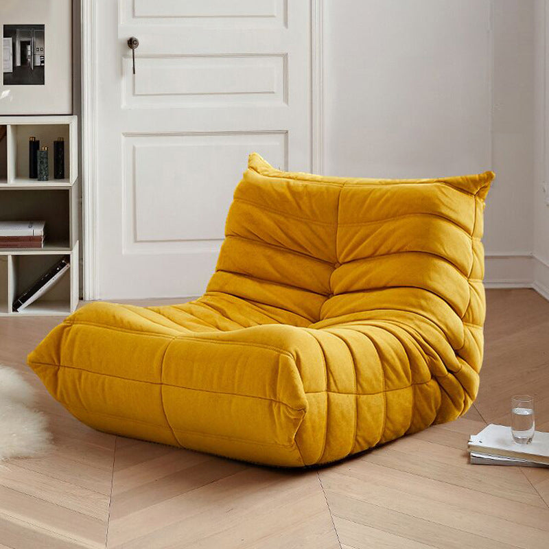 Nordic Style No Armrest Cushioned Back with a Cushioned Cushion Filled Parsons Chair