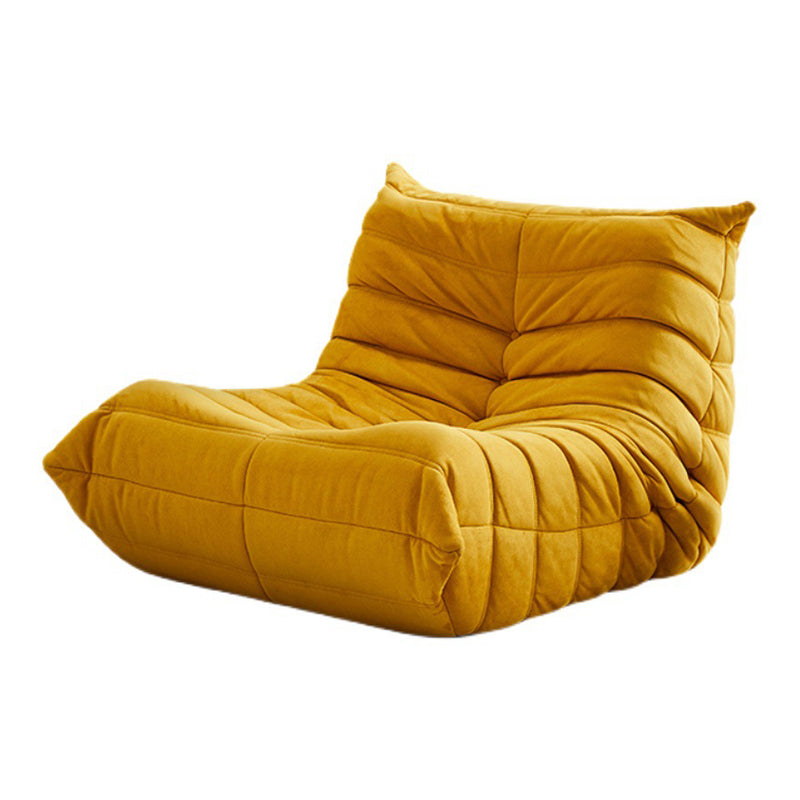 Nordic Style No Armrest Cushioned Back with a Cushioned Cushion Filled Parsons Chair