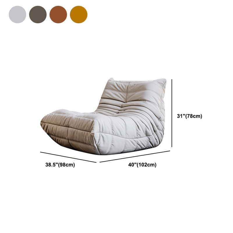 Nordic Style No Armrest Cushioned Back with a Cushioned Cushion Filled Parsons Chair