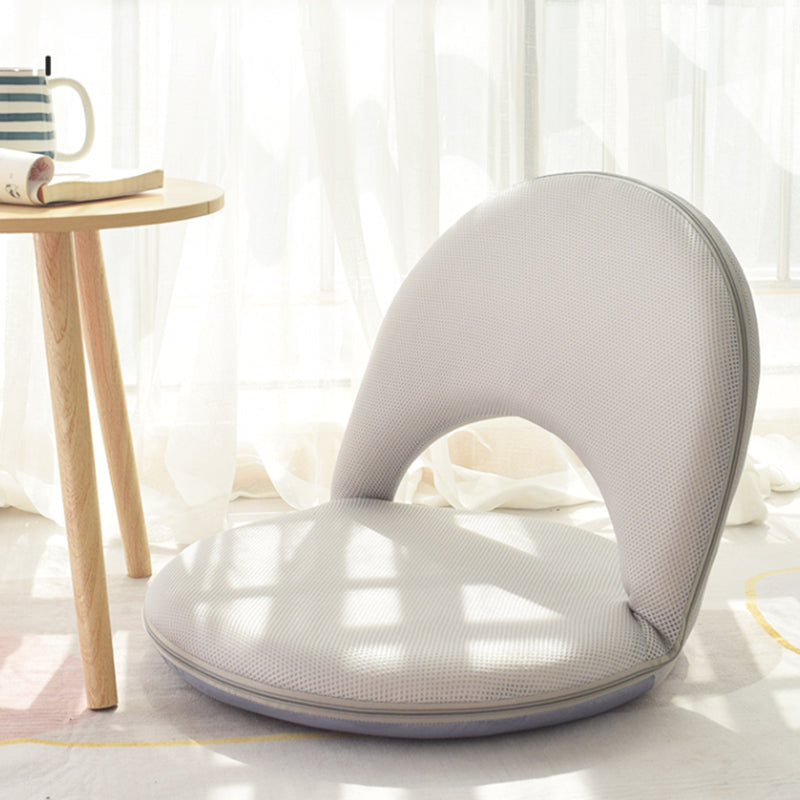 Contemporary 18.9"Wide Solid Color Sponge Split Back Armless Chair