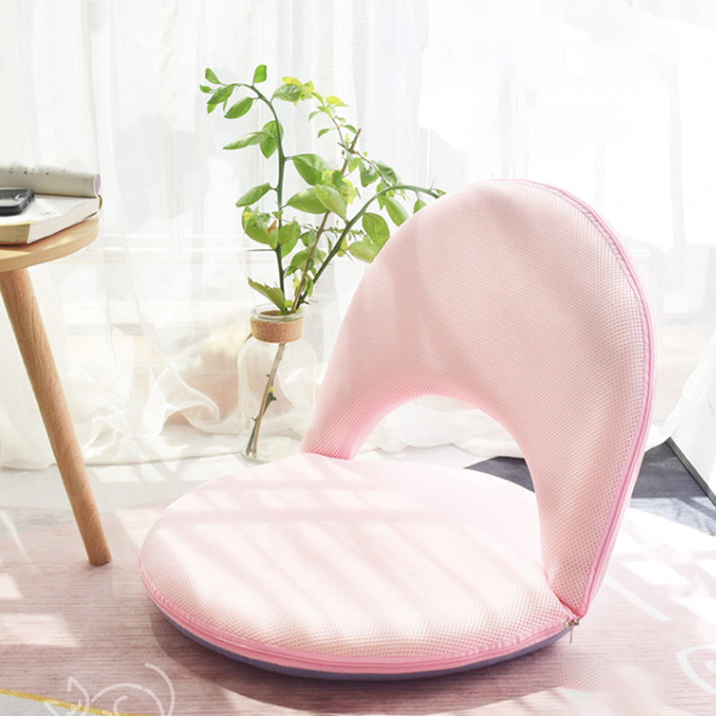 Contemporary 18.9"Wide Solid Color Sponge Split Back Armless Chair