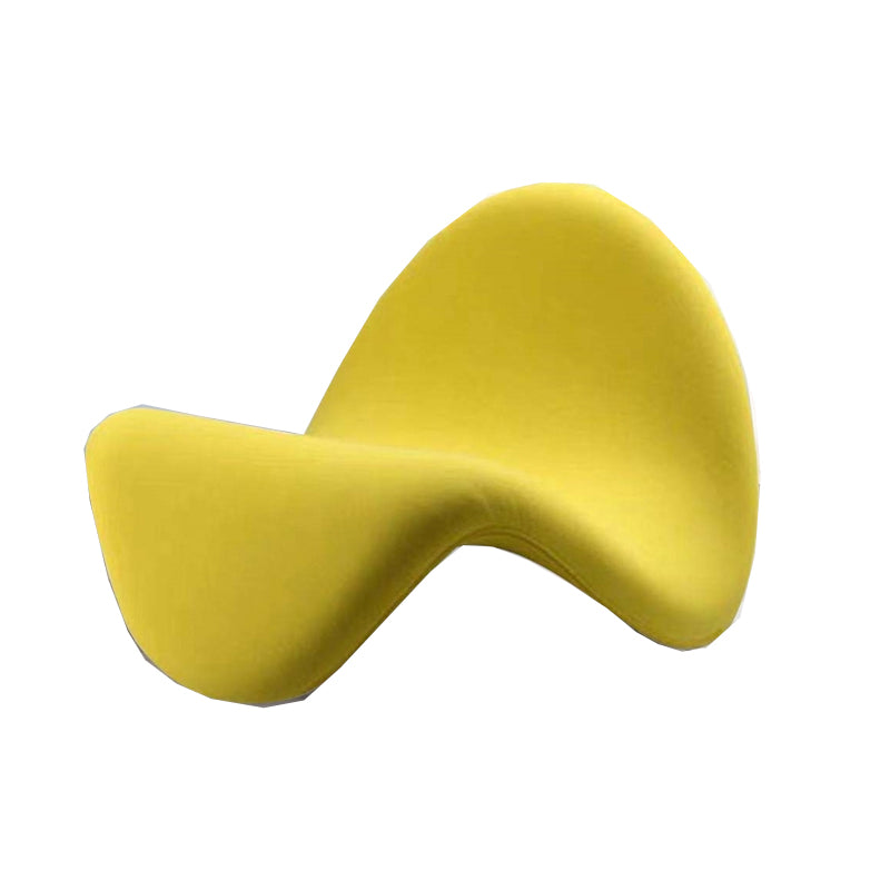 37.4" Wide Scandinavian Style Single Sofa Chair Fixed Backed Armless Chair