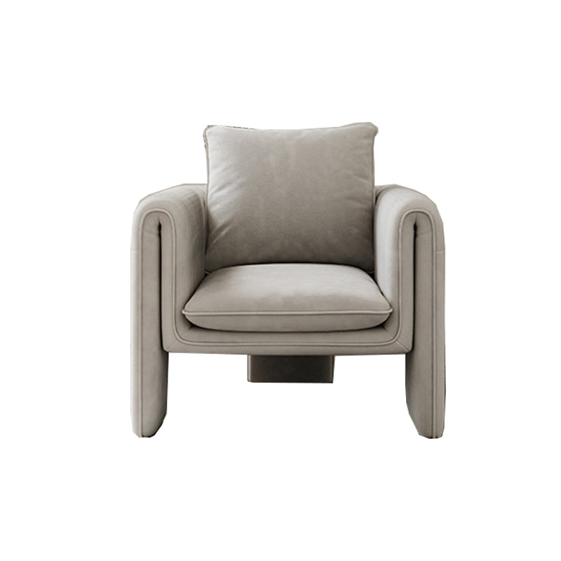 31.5" Wide Contemporary Style Single Sofa Chair Leather Arm Chair for Living Room