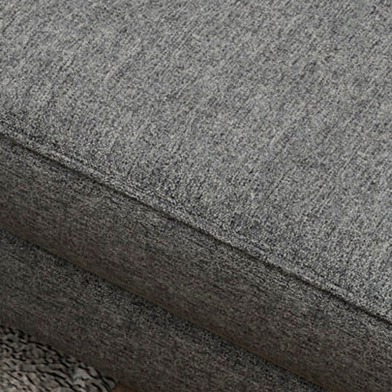 129.92" L Linen Washable Sectional Square Arm Sectional for Living Room