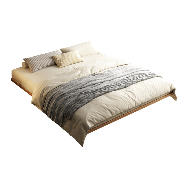 Scandinavian Solid Wood Bed Frame 6.23" Tall Low Profile Bed