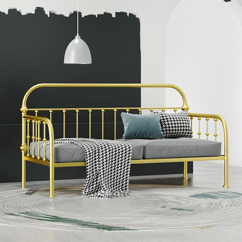 41.34" Tall DayBed with Headboard Low Profile Metal Bed for Living Room