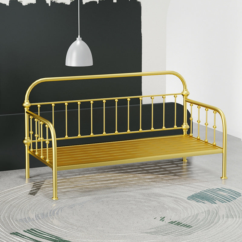41.34" Tall DayBed with Headboard Low Profile Metal Bed for Living Room