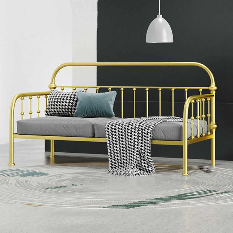 41.34" Tall DayBed with Headboard Low Profile Metal Bed for Living Room