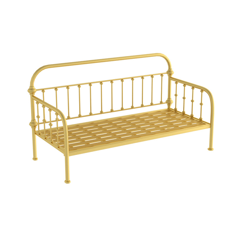 41.34" Tall DayBed with Headboard Low Profile Metal Bed for Living Room