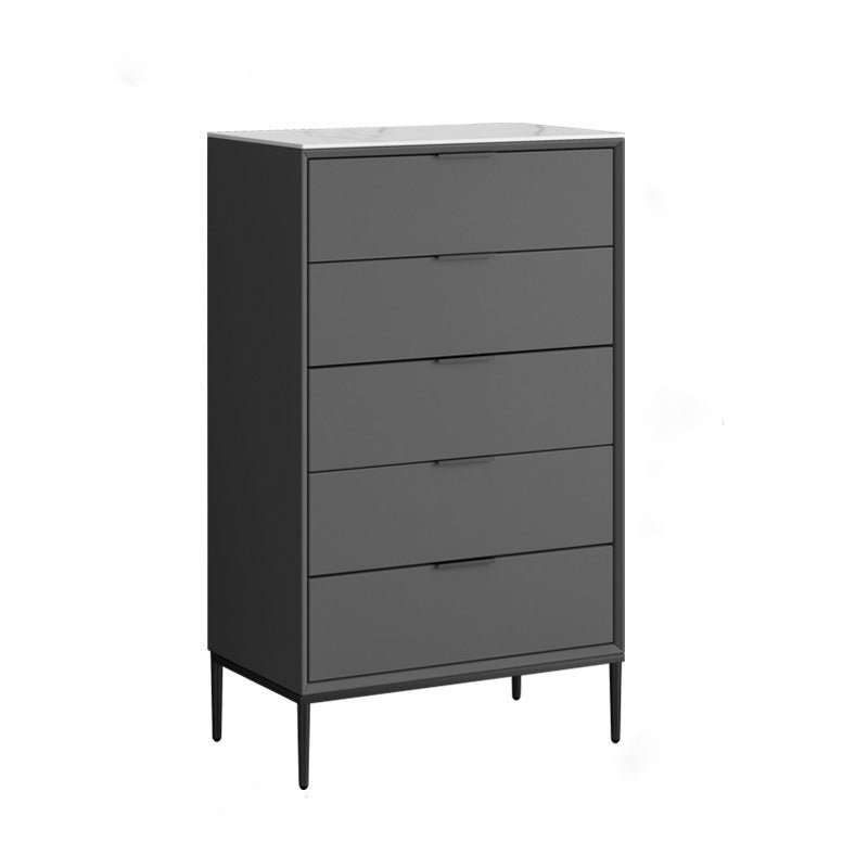 Modern Accent Chest with Soft Close Drawers 15.74" Wide Chest