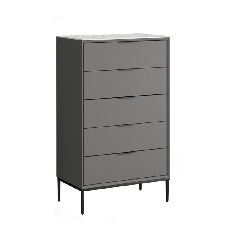 Modern Accent Chest with Soft Close Drawers 15.74" Wide Chest