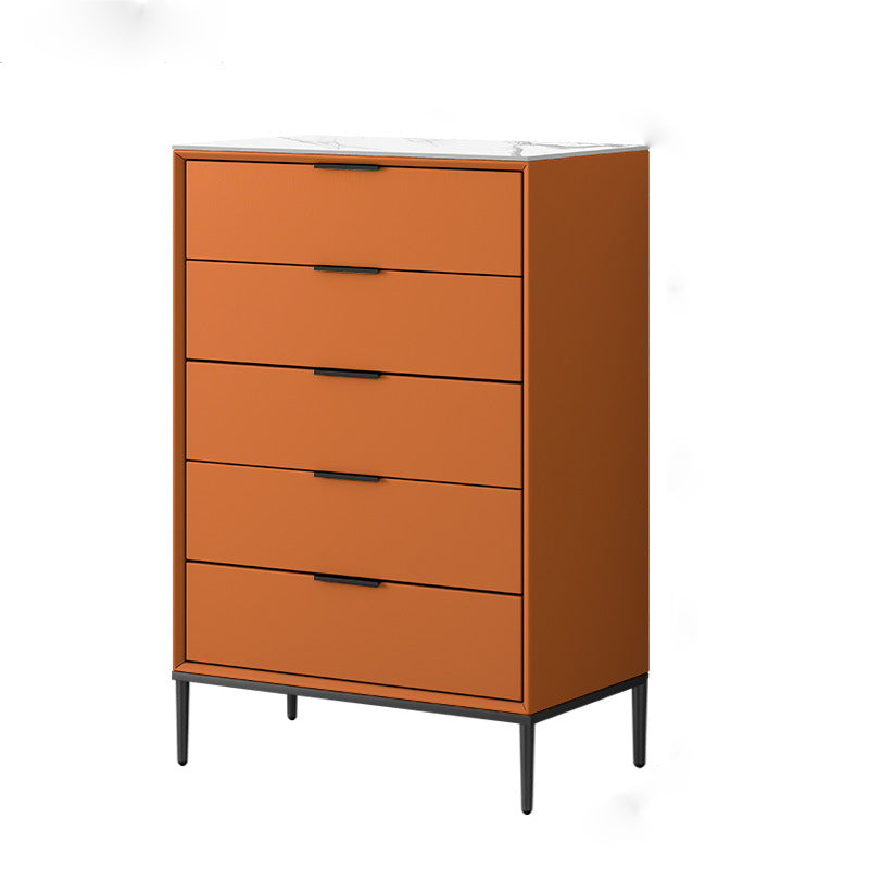 Modern Accent Chest with Soft Close Drawers 15.74" Wide Chest