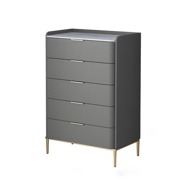 15.74" Wide Modern Accent Chest with 3/4/5 Drawers Straight Legs Chest