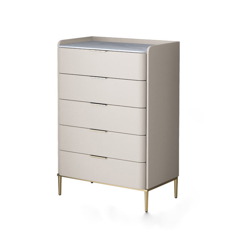 15.74" Wide Modern Accent Chest with 3/4/5 Drawers Straight Legs Chest
