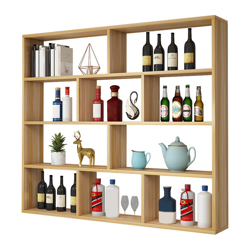 Manufactured Wood Modern Bottle Wine Rack Wall Mounted Wine Rack Bottle with Shelf