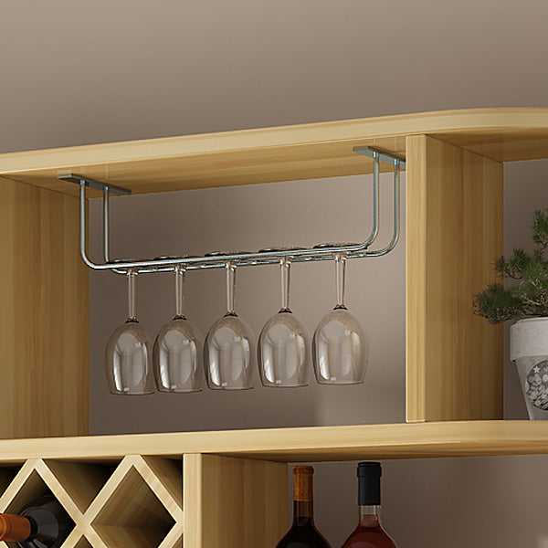 Wine Holder Rack Modern Wall Mounted Manufactured Wood for Kitchen