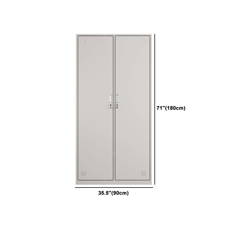 Contemporary Hinged Wardrobe Armoire Metal Wardrobe Cabinet for Home
