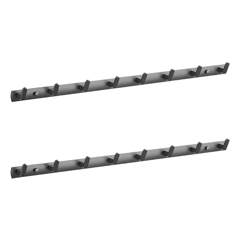 Stainless Steel Hall Stand Entryway Kit Wall-Mounted Hooks Coat Rack