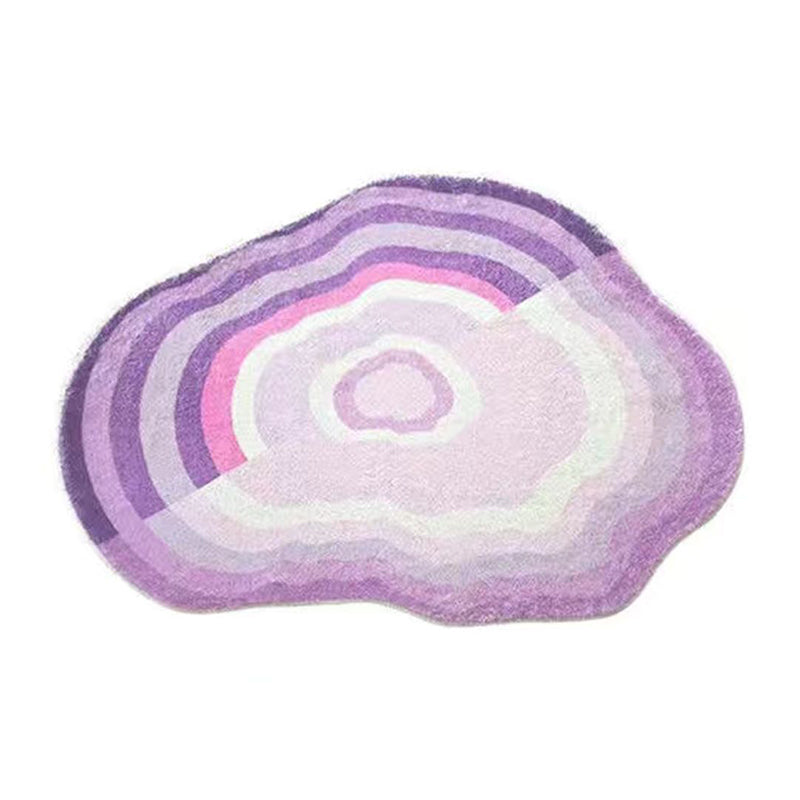 Novelty Ombre Print Carpet Simple Polyester Rug Pet Friendly Area Rug for Living Room