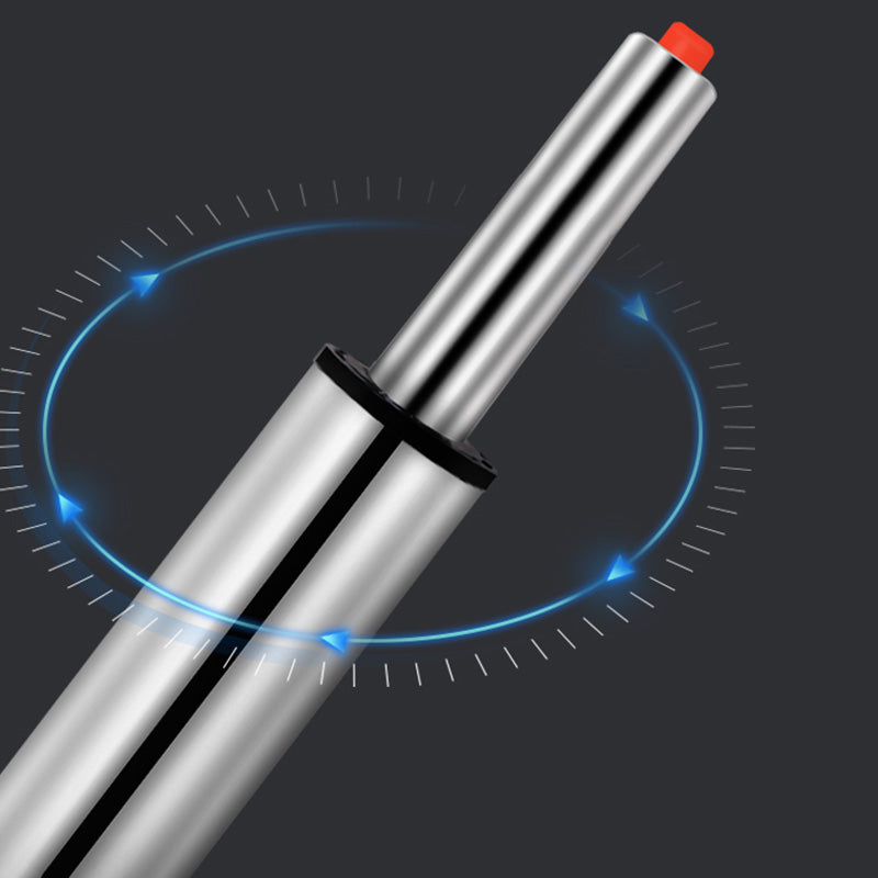 Contemporary Metal Barstool Adjustable Plastic Counter Stool in Matte Finish for Indoor