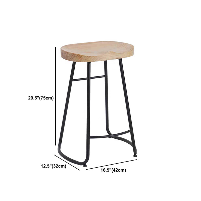 Rectangle Solid Wood Bar Table Set Modern 1/5 Pieces Counter Table with Backless Stools