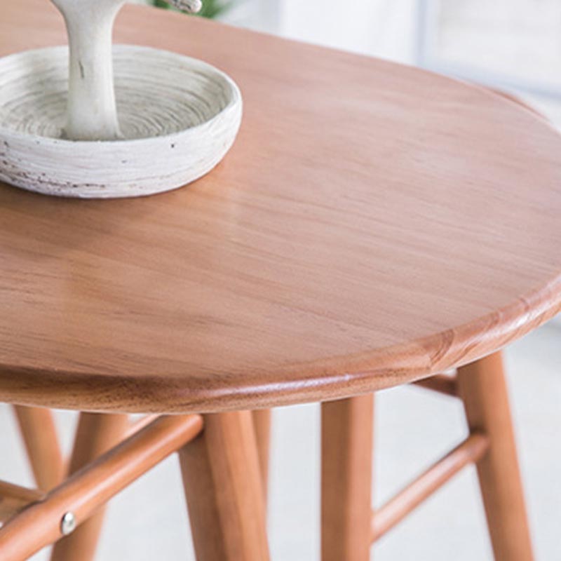 Solid Wood 1/2/3 Pieces Table and Stool Set Modern Indoor Counter Height Set