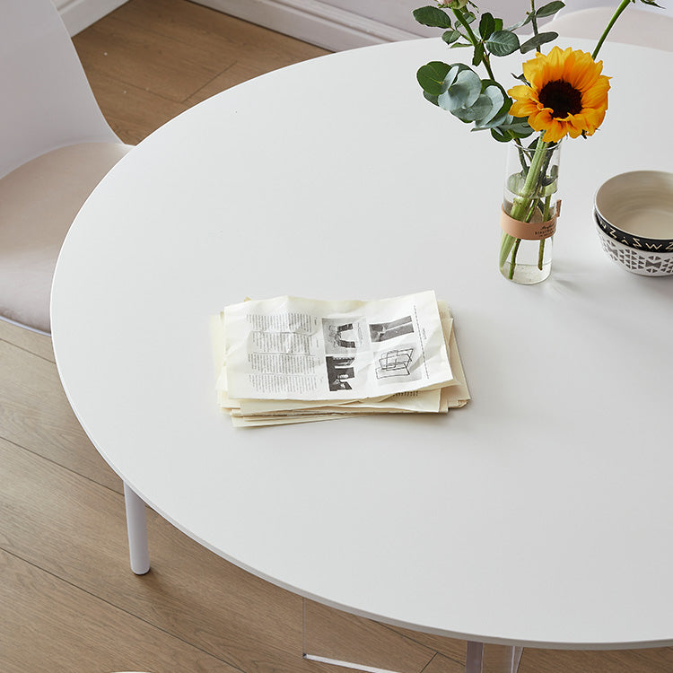 Modern 1/3/4/5 Pieces Dining Set Round Stone Dining Table for Dining Room