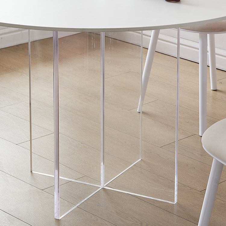 Modern 1/3/4/5 Pieces Dining Set Round Stone Dining Table for Dining Room