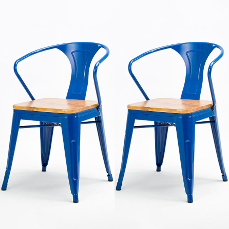 Industrial Dining Chairs Set 1/2/5 Pcs Solid Wood Top Table with Metal Windsor Chairs