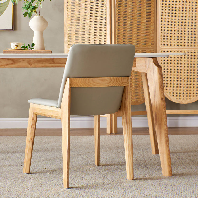 Modern Sintered Stone Top Dining Set Rectangle 1/4/5 Pieces Wooden Dining Room Table Set