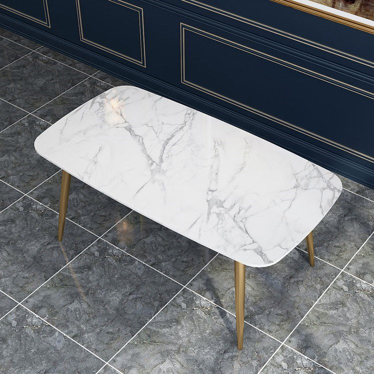 Nordic 1/3/4/5 Pieces Dining Set Rectangle Stone Dining Table for Dining Room