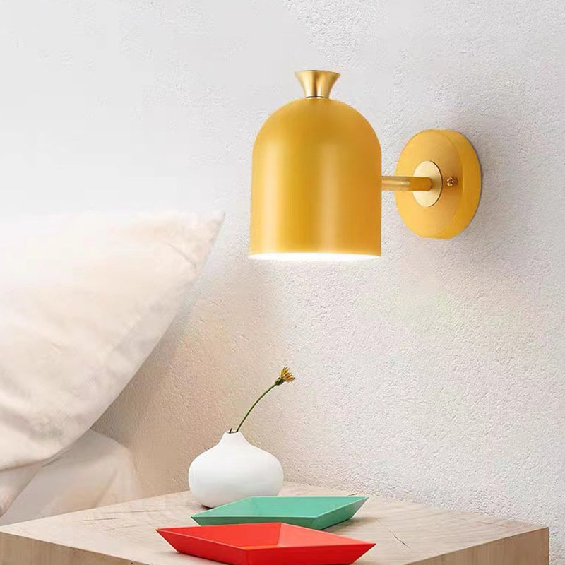 Modernism Macaron Wall Light Metal Done Shaded Lighting for Restaurant