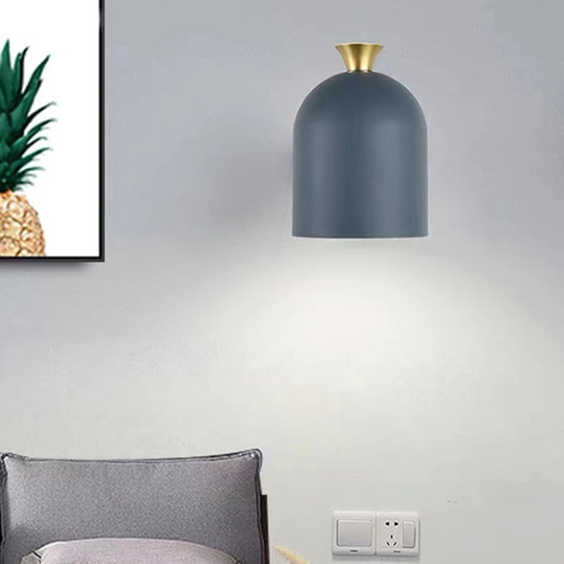 Modernism Macaron Wall Light Metal Done Shaded Lighting for Restaurant