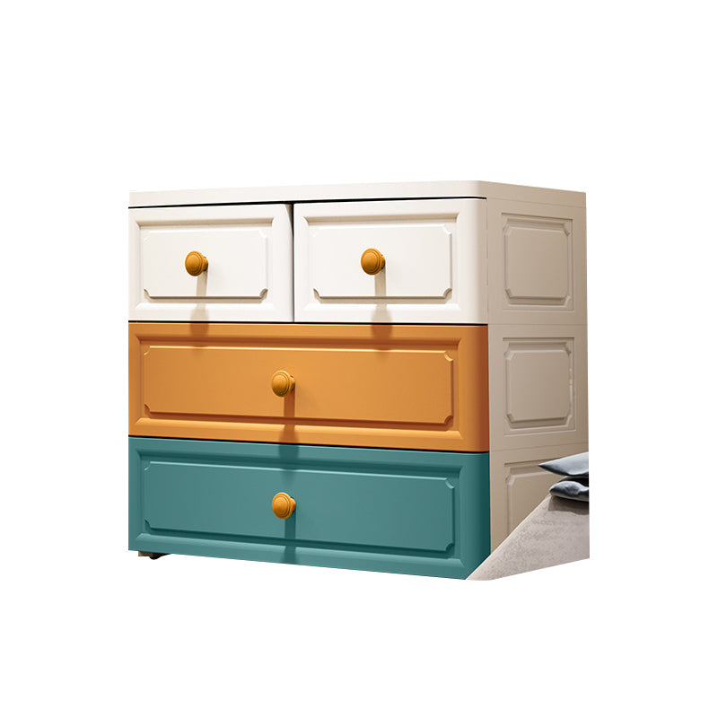 Contemporary Wardrobe Closet with Drawer Plastic Wardrobe Cabinet