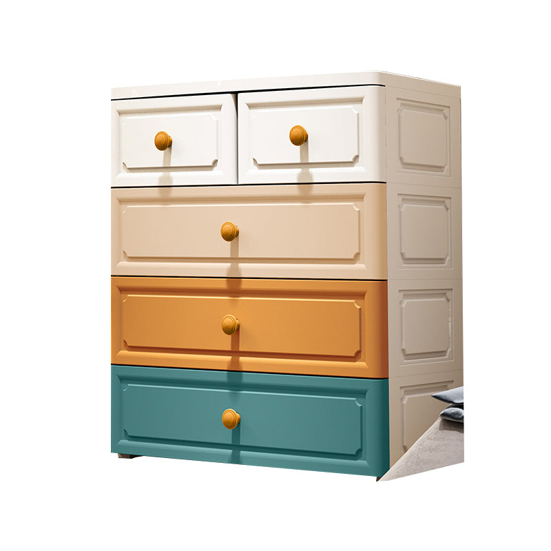 Contemporary Wardrobe Closet with Drawer Plastic Wardrobe Cabinet