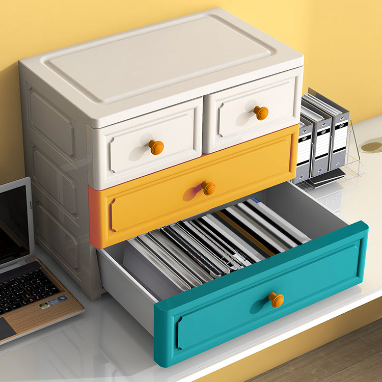 Contemporary Wardrobe Closet with Drawer Plastic Wardrobe Cabinet