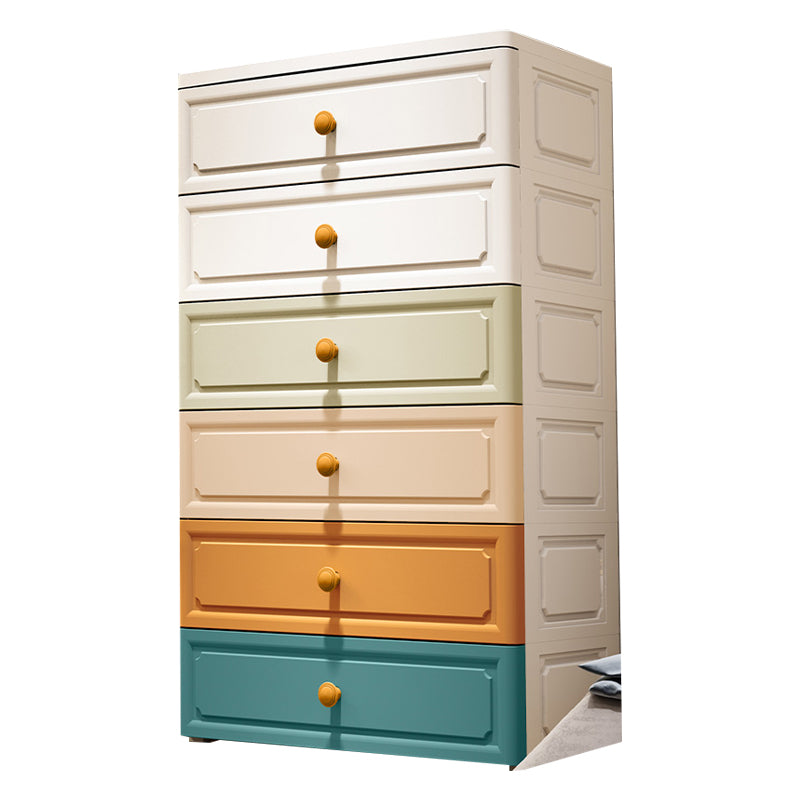 Contemporary Wardrobe Closet with Drawer Plastic Wardrobe Cabinet