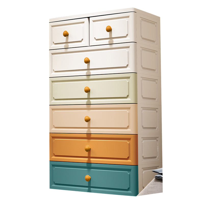 Contemporary Wardrobe Closet with Drawer Plastic Wardrobe Cabinet