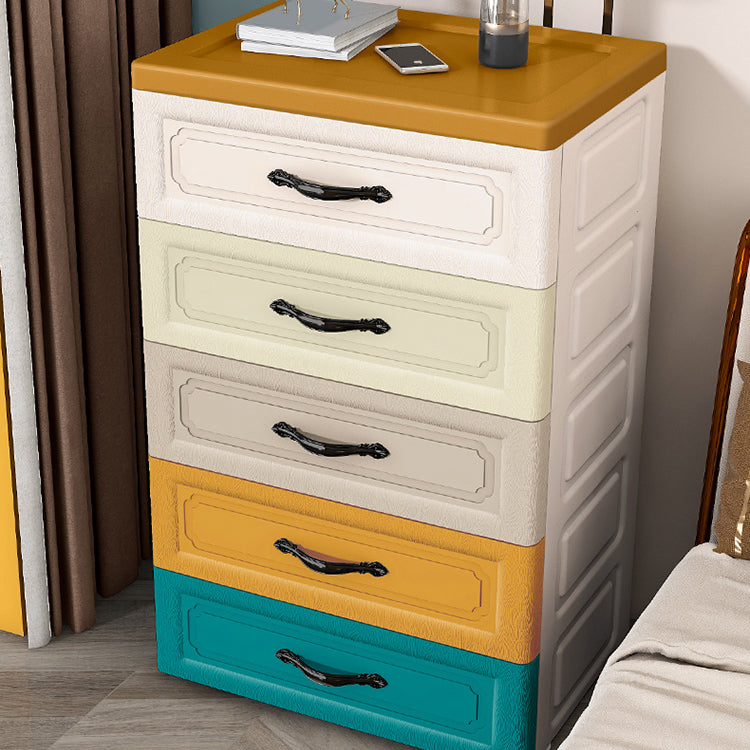 Contemporary Wardrobe Closet with Drawer Plastic Wardrobe Cabinet