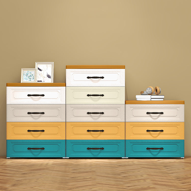 Contemporary Wardrobe Closet with Drawer Plastic Wardrobe Cabinet